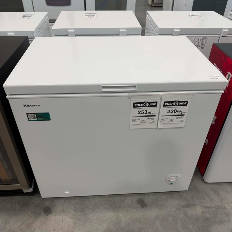 Hisense Congélateur Coffre Convertible 8.8 pi³ Blanc - FC88C7AWD - Boite ouverte