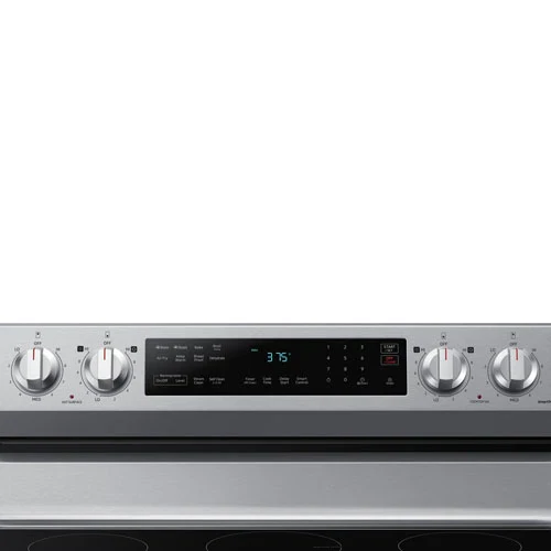 Samsung 30'' 6.3 pi cu. Cuisinière électrique Convection, Air fry, Self Clean- inox - NE63A6511SS - Boîte Ouverte
