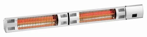 Double radiateur infrarouge mural – 2 x 1,5 kW avec télécommande | IP54