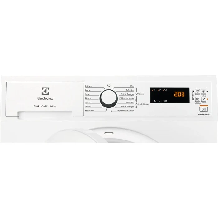 Sèche-linge Pompe à chaleur 8 ELECTROLUX EDHF2812WE