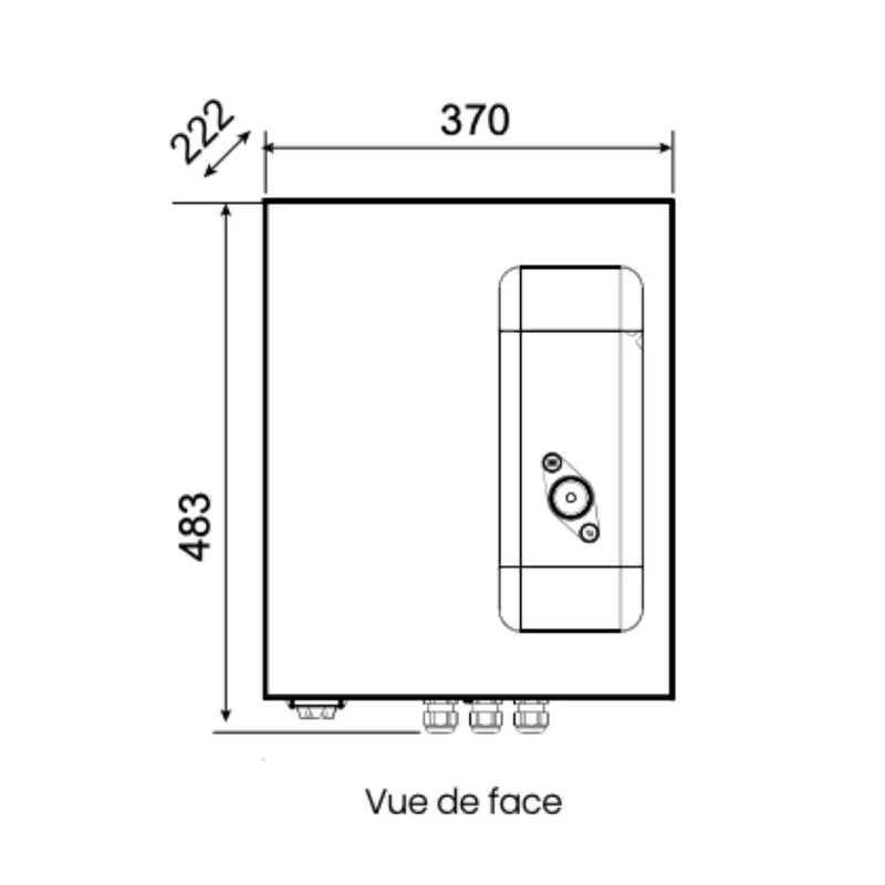 Pompe à chaleur air-eau Atlantic Alféa M Compact 8 kW Triphasé
