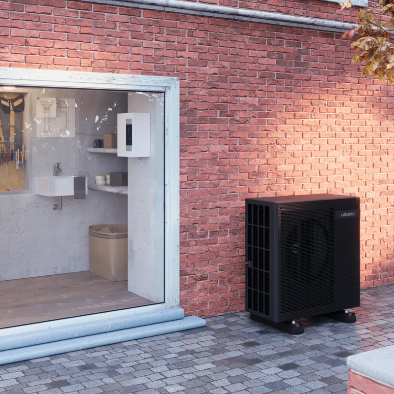 Pompe à chaleur air-eau Atlantic Alféa M Compact 8 kW Triphasé