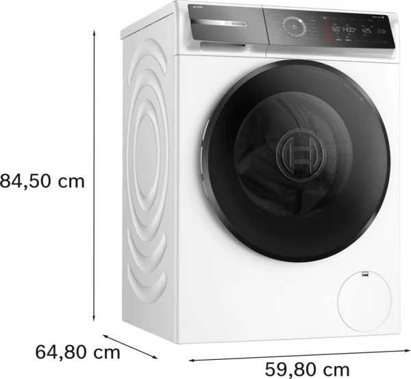 Série 8, Machine à laver hublot, 10 kg, max. 1400 tr/min BOSCH WGB254A2FR