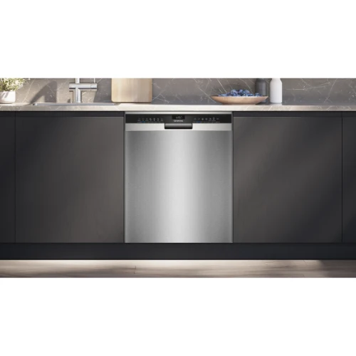 iQ300, Lave-vaisselle sous plan, 60 cm, Acier brossé anti-traces SIEMENS SN43HI01MS