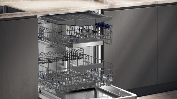 iQ500, Lave-vaisselle tout intégrable, 60 cm, XXL (grande hauteur), varioHinge SIEMENS SX75EX23CE
