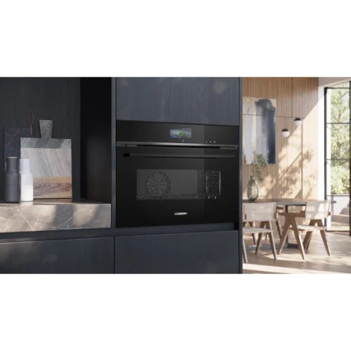 iQ700, Four intégrable compact vapeur, 60 x 45 cm, Noir SIEMENS CS736G1B1