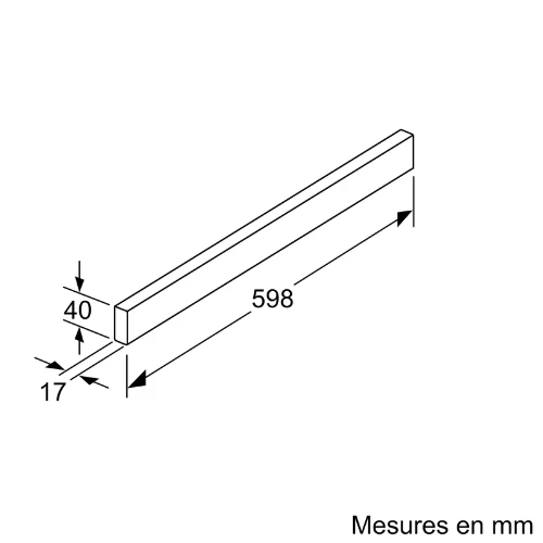 Accessoire pour hottes, Inox NEFF Z54TH60N1