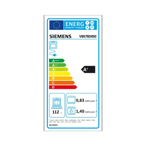 Four Multifonction Pyrolyse Inox SIEMENS VB578D0S0