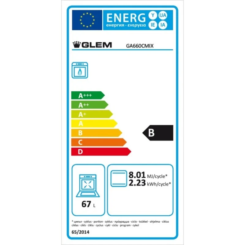 Cuisiniére GLEM GA660CMIX