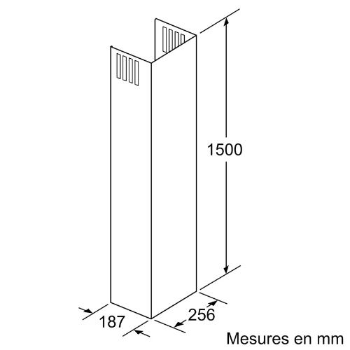 Rallonge Cheminée de Hotte Neff Z51AXL0N0 (#H908573)