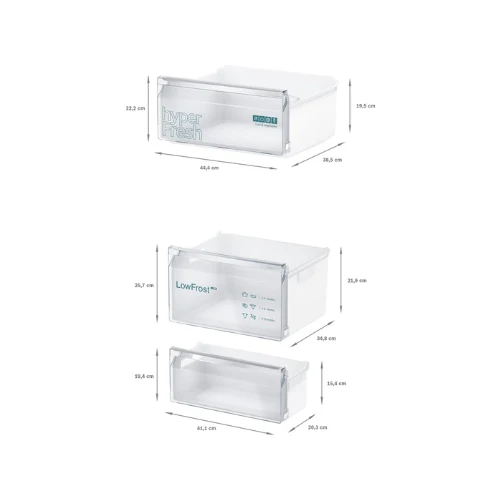 iQ300, Réfrigérateur combiné intégrable, 177.2 x 54.1 cm SIEMENS KI87VVFE1