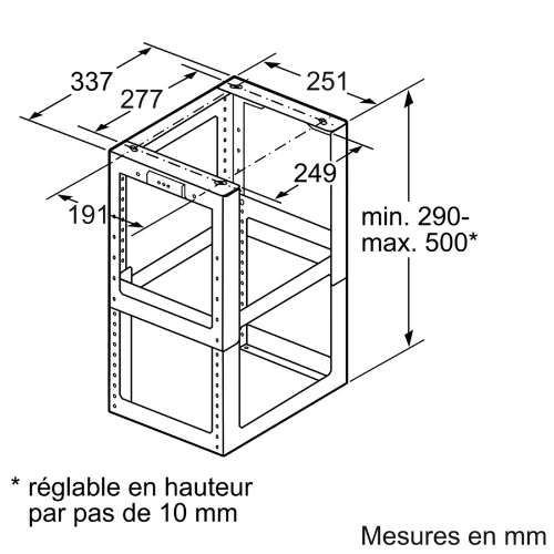 Support de Chemin?e Pour Hotte Inox Neff Z5921N0