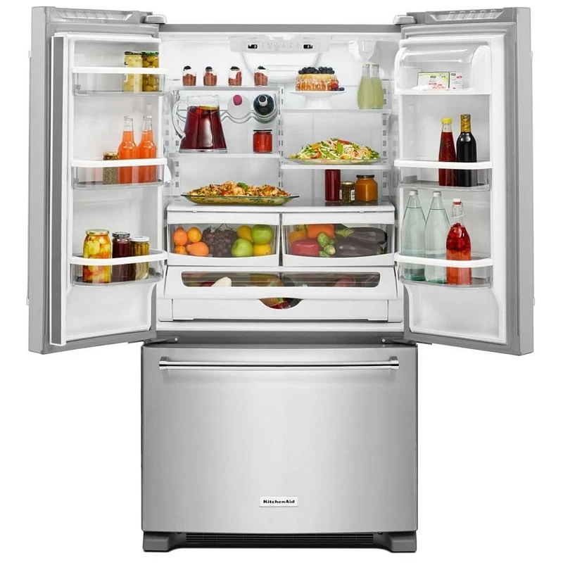 Kitchenaid 36'' 20 pi cu Réfrigérateur - Profondeur Comptoir - EnergyStar - KRFC300ESS - NEUF