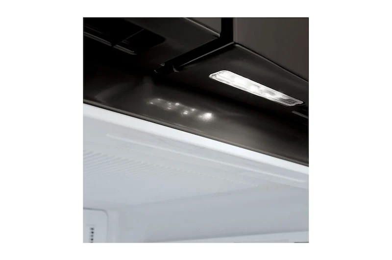 LG 36'' 28 pi, cu Réfrigérateur - Distributeur eau glaçons - ThinQ Wifi - Inox noir - LRFS28XBD - NEUF