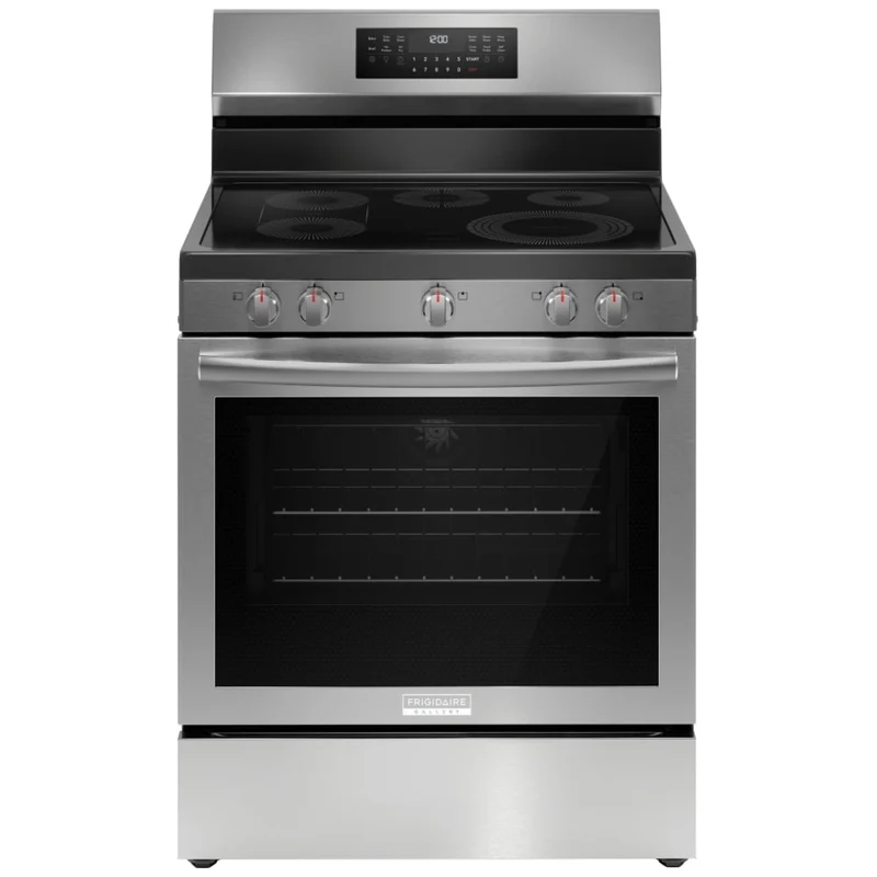 Frigidaire Gallery Cuisinière 30 po 5.3 pc - convection - auto-nettoyant - Inox - GCRE306CBF - boîte ouverte
