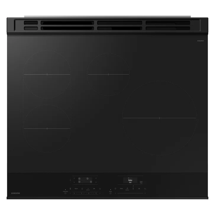 SAMSUNG 30'' 6.0 pi cu Cuisinière Induction - inox -NSI6DG9100SRAC - boîte ouverte