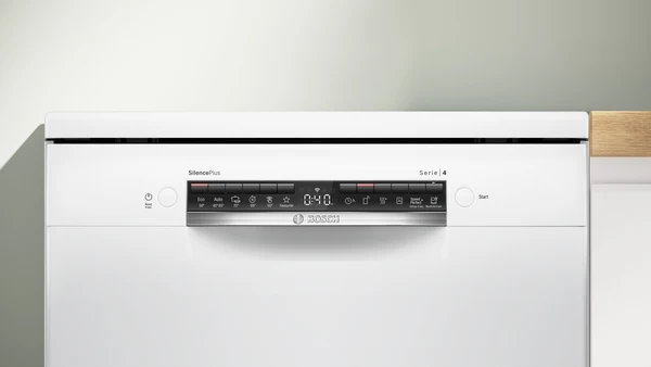 Série 4, Lave-vaisselle pose-libre, 60 cm, Blanc - Bosch - SMS4HMW08E