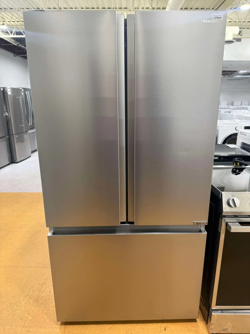 Hisense 36'' 22.5 pi cu réfrigérateur portes francaises - inox - RF225A3CSE - Neuf