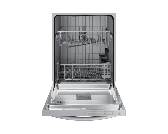 Samsung 24'' 53 dBA Lave-vaisselle résistant aux empreintes - panier réglable -inox - DW80CG4021SRAA - boîte ouverte