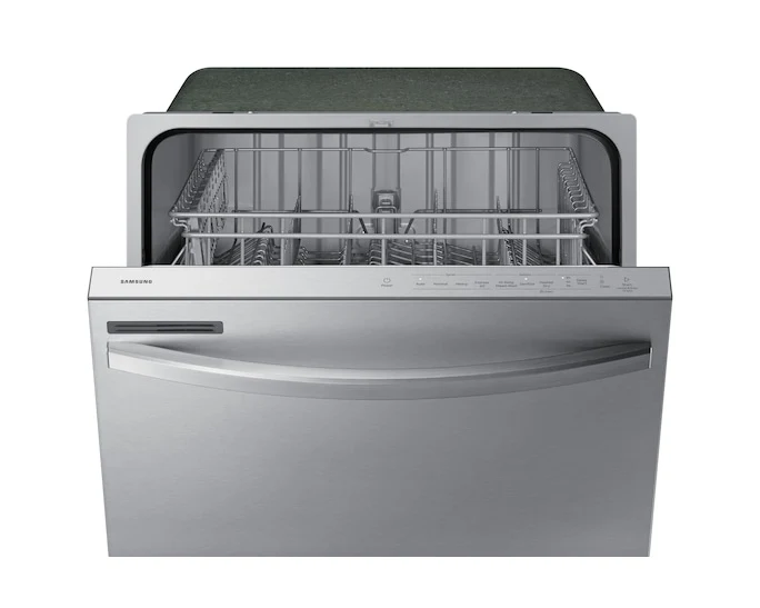 Samsung 24'' 53 dBA Lave-vaisselle résistant aux empreintes - panier réglable -inox - DW80CG4021SRAA - boîte ouverte