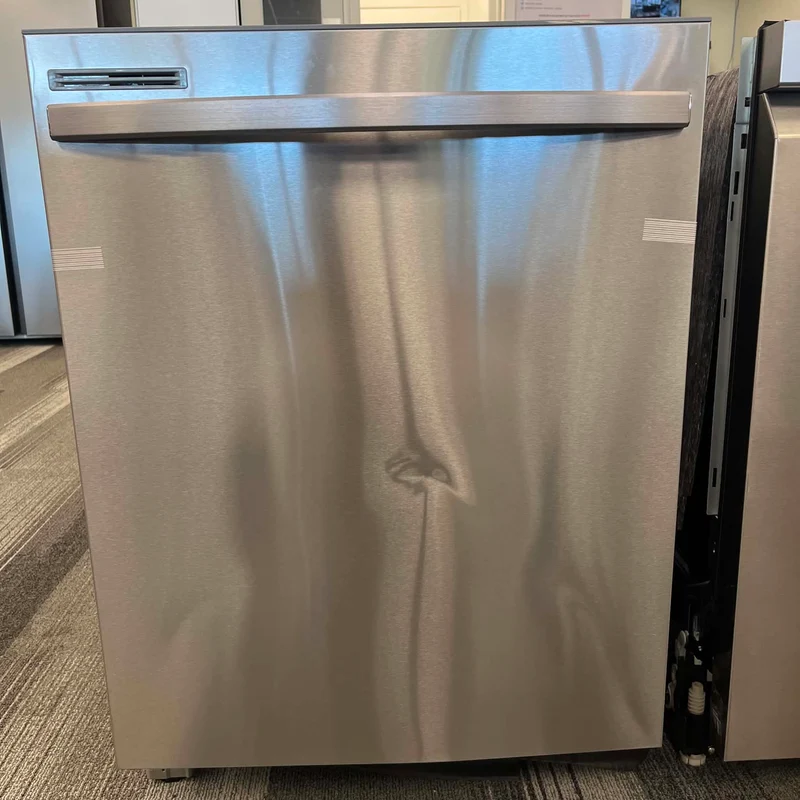 Samsung 24'' 53 dBA Lave-vaisselle résistant aux empreintes - panier réglable -inox - DW80CG4021SRAA - boîte ouverte
