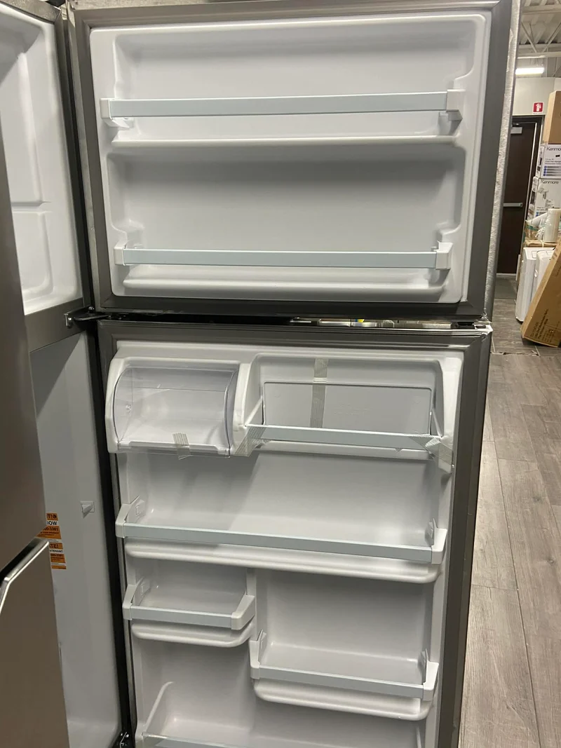 Whirlpool 30" 19 pi.cu - Réfrigérateur à Congélateur Supérieur - Inox - WRTX419SZ - Boîte ouverte
