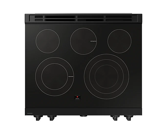 Samsung 30'' 6.3 pi cu Cuisinière électrique - air sous vide - convection - inox - NSE6DG8500SR - boîte ouverte