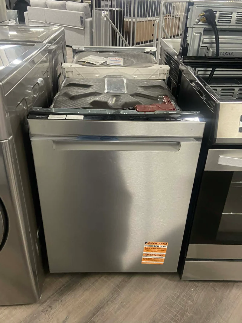 Whirlpool 24'' 47 dBa Lave-vaisselle- Inox - Energy Star - WDPS8024SZ- Boîte Ouverte