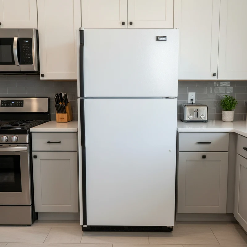 Maytag 30'' Réfrigérateur Congélateur Supèrieur - blanc- reconditionné