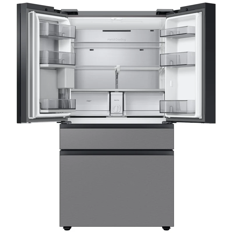 Samsung 36'' 28.8 pi cu Bespoke Réfrigérateur - Centre de boisson - Inox - RF29BB8600QLAA - boîte ouverte