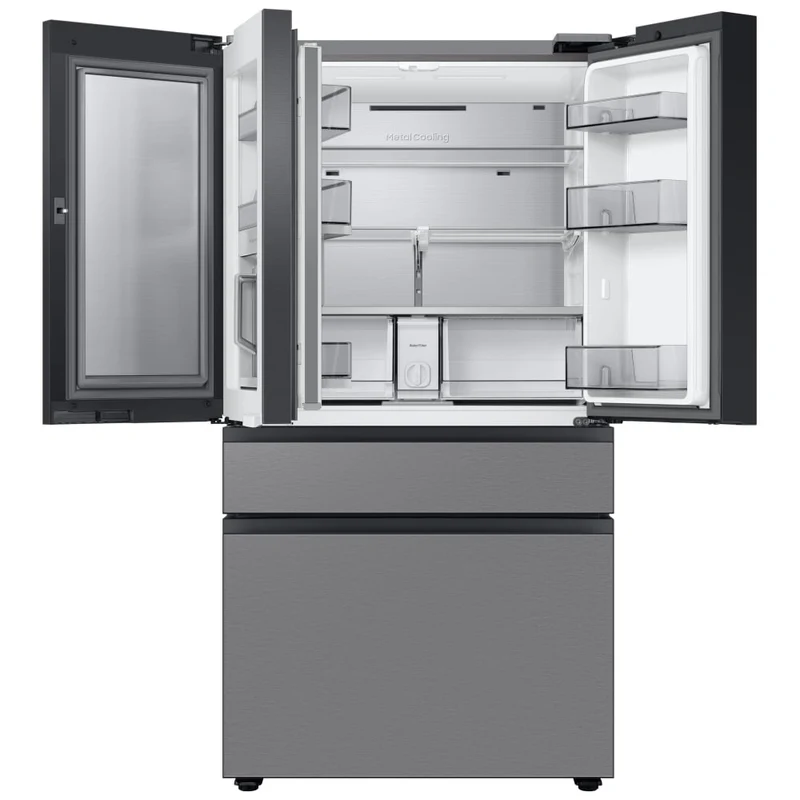 Samsung 36'' 28.8 pi cu Bespoke Réfrigérateur - Centre de boisson - Inox - RF29BB8600QLAA - boîte ouverte