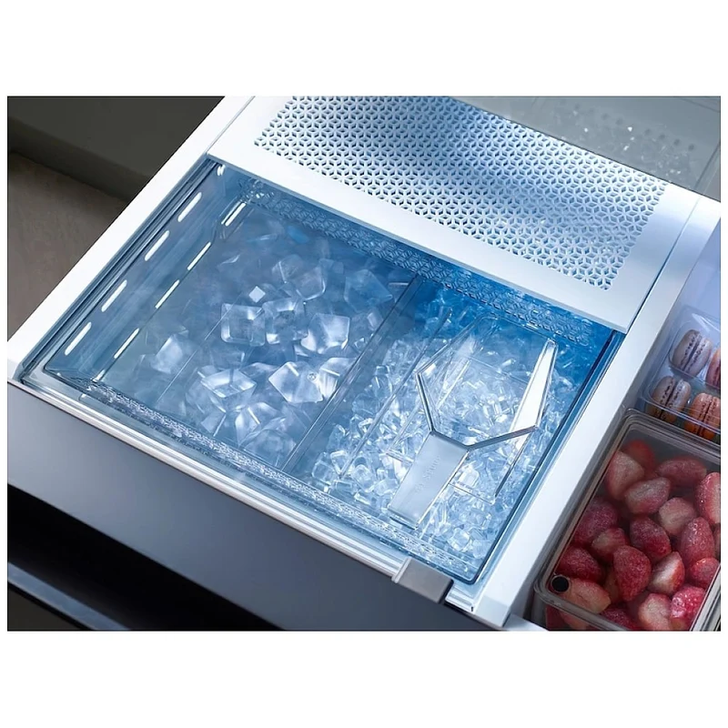 Samsung 36'' 28.8 pi cu Bespoke Réfrigérateur - Centre de boisson - Inox - RF29BB8600QLAA - boîte ouverte