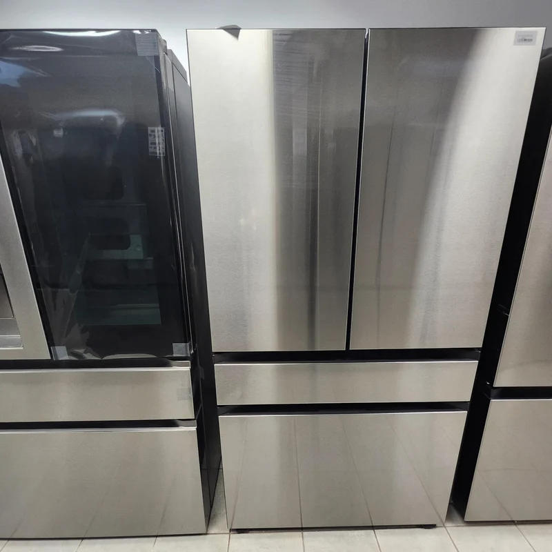 Samsung 36'' 28.8 pi cu Bespoke Réfrigérateur - Centre de boisson - Inox - RF29BB8600QLAA - boîte ouverte