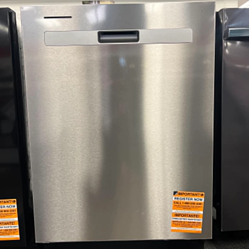 Whirlpool 24'' 55 dBA Lave-vaisselle - 3 paniers - poignée encastrée - Inox - WDP560HAMZ - boîte ouverte