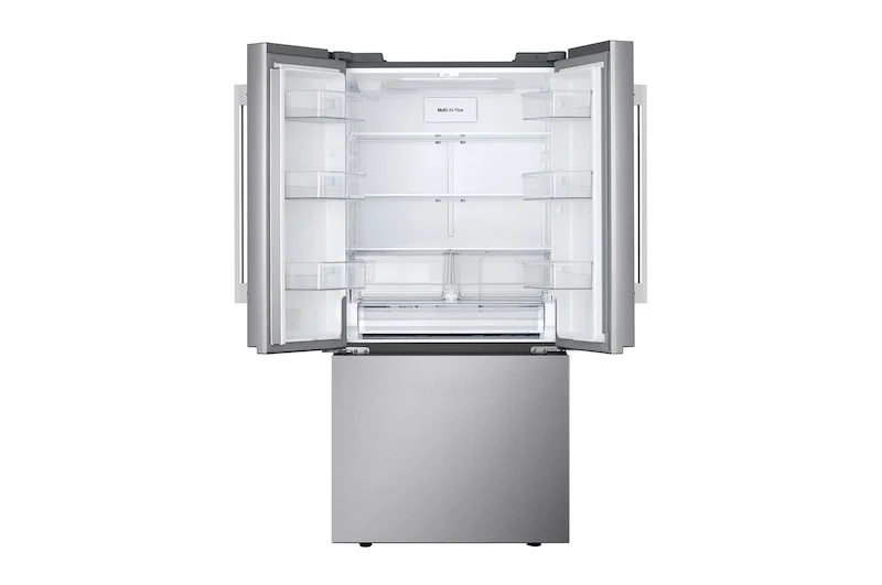 LG 33'' 25.3 pi cu Réfrigérateur congélateur inférieur - ThinQ (Wi-Fi) - inox - LF25H6200S - boîte ouverte