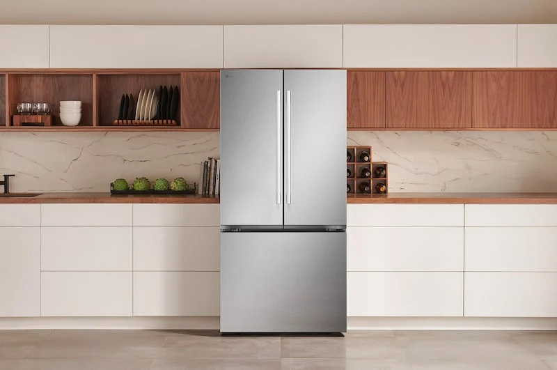 LG 33'' 25.3 pi cu Réfrigérateur congélateur inférieur - ThinQ (Wi-Fi) - inox - LF25H6200S - boîte ouverte