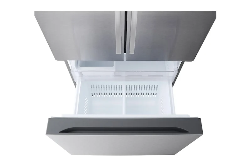 LG 33'' 25.3 pi cu Réfrigérateur congélateur inférieur - ThinQ (Wi-Fi) - inox - LF25H6200S - boîte ouverte