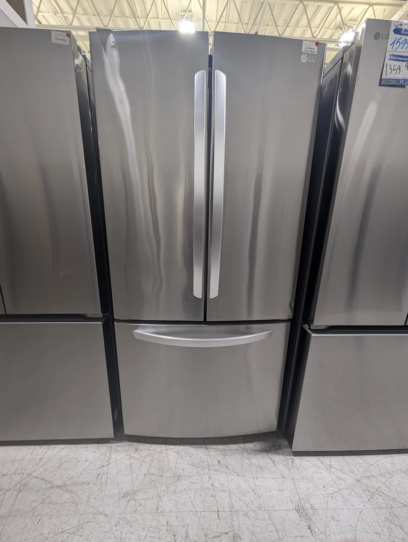 LG 33'' 25.3 pi cu Réfrigérateur congélateur inférieur - ThinQ (Wi-Fi) - inox - LF25H6200S - boîte ouverte