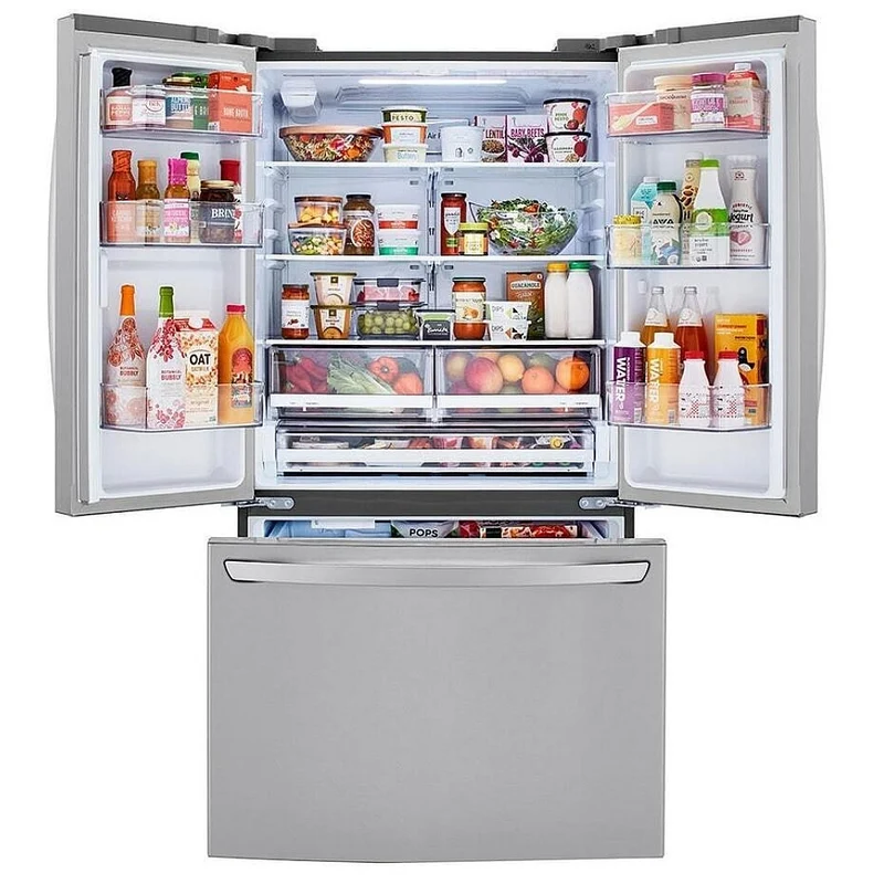 Réfrigérateur LG 36 po 23 pi profondeur comptoir - inox - LRFCC23D6S - boîte ouverte