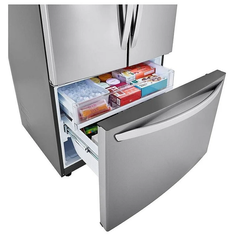 Réfrigérateur LG 36 po 23 pi profondeur comptoir - inox - LRFCC23D6S - boîte ouverte