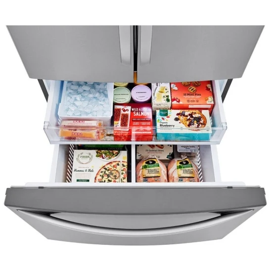 Réfrigérateur LG 36 po 23 pi profondeur comptoir - inox - LRFCC23D6S - boîte ouverte