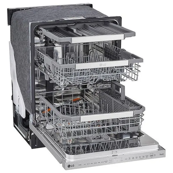 LG 24" 44dBA Lave Vaisselle Encastré - 3 Paniers - Inox - LDPS6762S - Boîte Ouverte