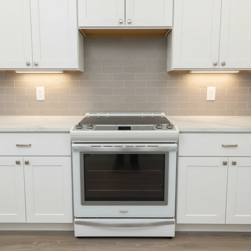 Whirlpool 30'' Cuisinière Vitrocéramique -encastrée - Blanc - Reconditionnée