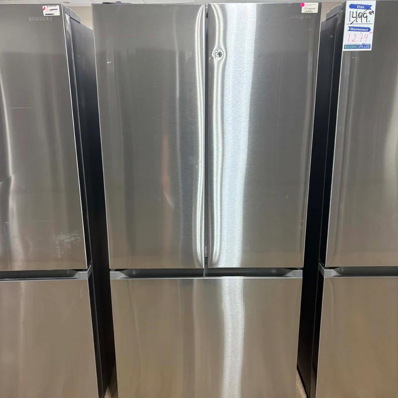 Samsung 33'' 24,5 pi cu Réfrigérateur à 3 battants - inox - RF25C5151SR - boîte ouverte