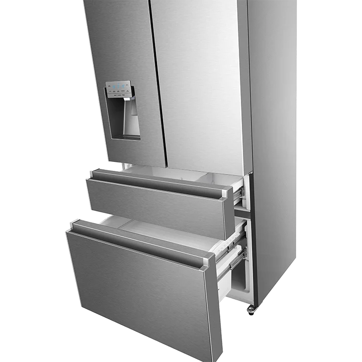 Hisense 36'' 19.8 pi cu. réfrigérateur portes francaises - inox - RF200D4CSE - boîte ouverte