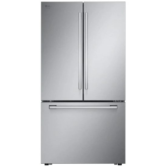 LG 36'' 26.5 pi cu Réfrigérateur à profondeur de comptoir MAXMC à trois portes avec porte à deux battants - inox - SRFB27S3 - boîte ouverte