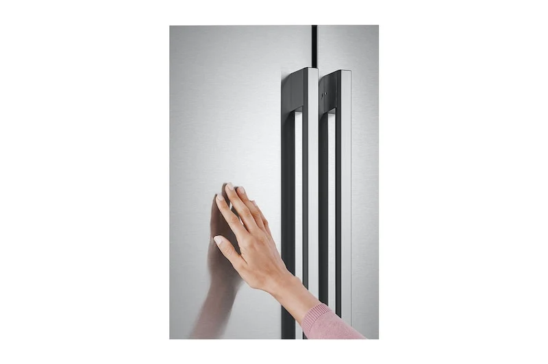 LG 36'' 26.5 pi cu Réfrigérateur à profondeur de comptoir MAXMC à trois portes avec porte à deux battants - inox - SRFB27S3 - boîte ouverte