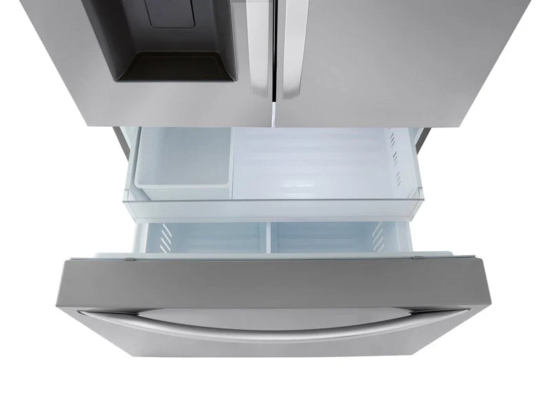 LG 36'' 31 pi cu Réfrigérateur Portes Francaises - Distributeur eau et glace - Wifi - EnergyStar - LRFXS3106S - Boîte Ouverte