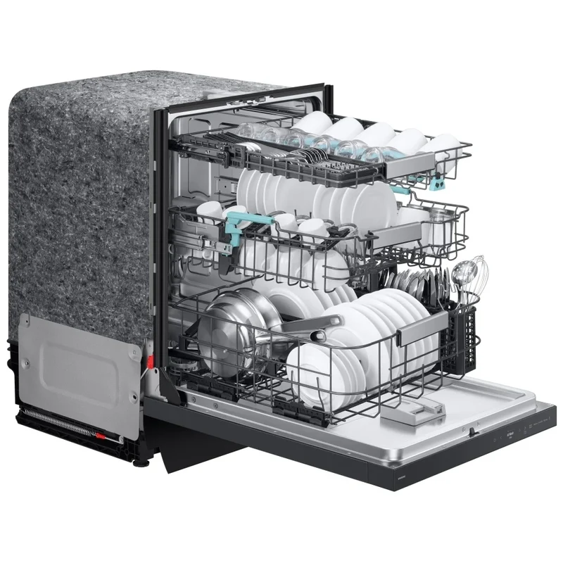 Samsung 24'' 38 dba lave-vaiselle - 10 cycles - inox noir -DW90F89T0UMTAA- boite ouverte