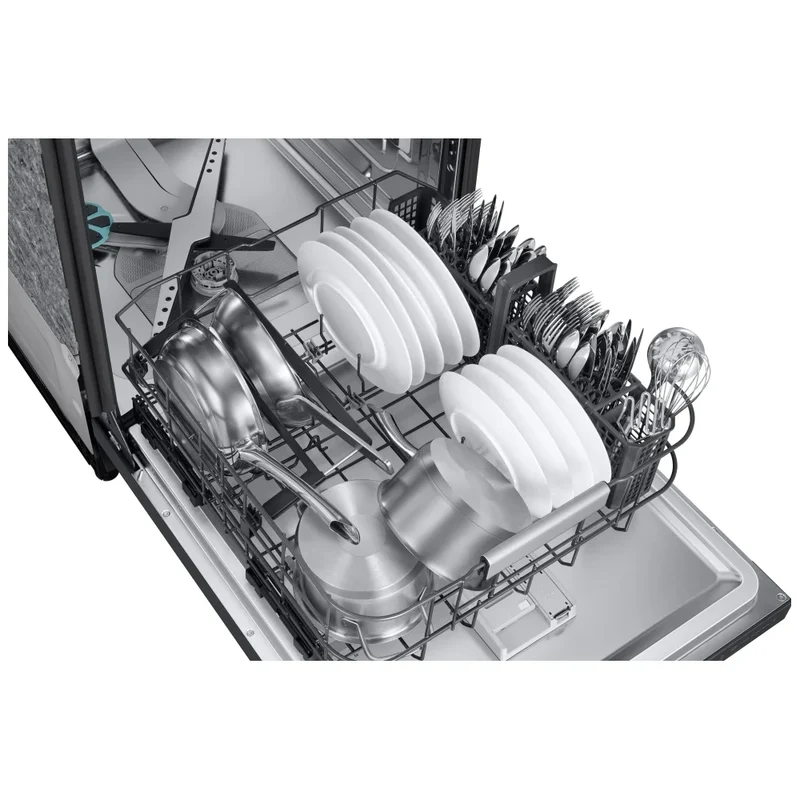 Samsung 24'' 38 dba lave-vaiselle - 10 cycles - inox noir -DW90F89T0UMTAA- boite ouverte
